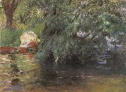 John Singer Sargent A Backwater Calcot Mill Near Reading china oil painting reproduction